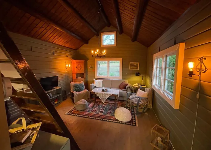 Semesterbostad Koselig Pa Eget Tun Med Varmtvanns Utedusj *